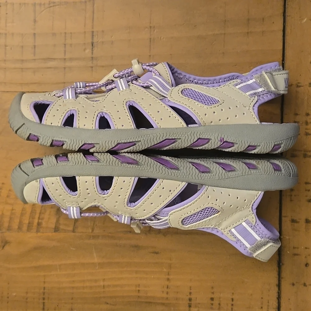 Khombu Youth 3‎ Sandals Graym and Lavender